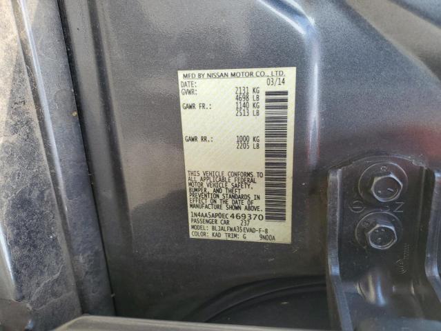 VIN 1N4AA5AP0EC469370 2014 Nissan Maxima, S no.12