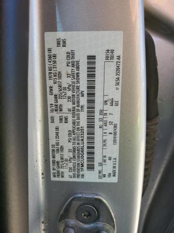 1FMCU0G66LUA33251 2020 FORD ESCAPE, photo no. 12