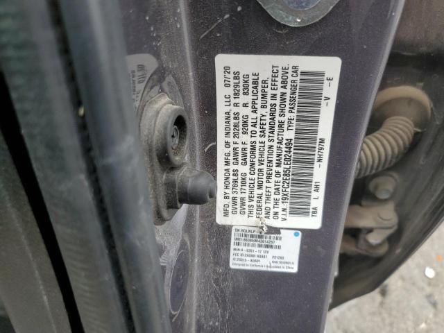 19XFC2E85LE024494 Honda Civic Sport