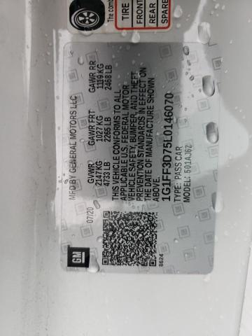 2020 CHEVROLET CAMARO LZ - 1G1FF3D75L0146070