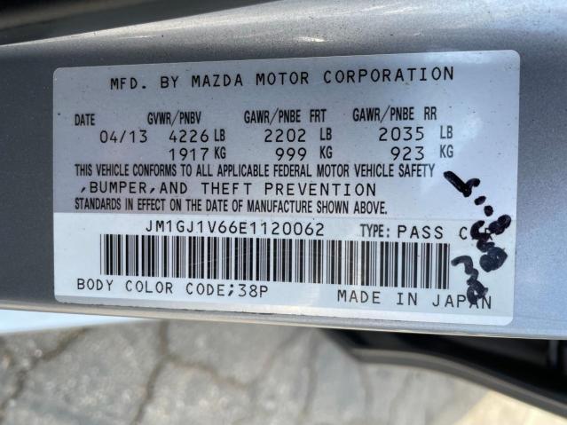 JM1GJ1V66E1120062 Mazda 6 TOURING