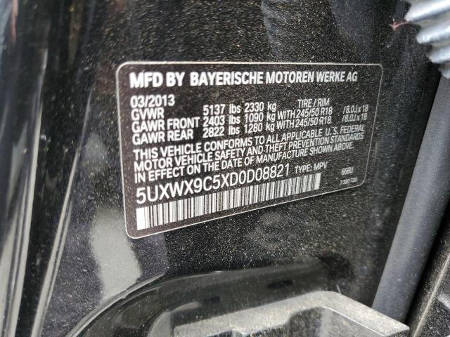 VIN 5UXWX9C5XD0D08821 2013 BMW X3, Xdrive28I no.13