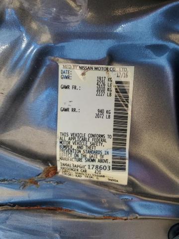 1N4AL3AP6HC178603 Nissan ALTIMA 2.5
