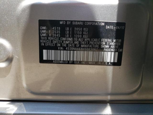 4S3BNAA68H3063067 Subaru Legacy 2.5i