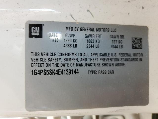 1G4PS5SK4E4139144 Buick Verano