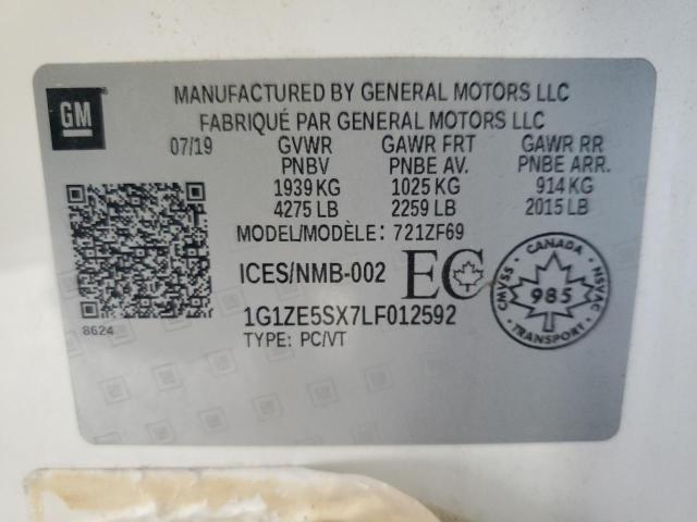 1G1ZE5SX7LF012592 Chevrolet Malibu Premier