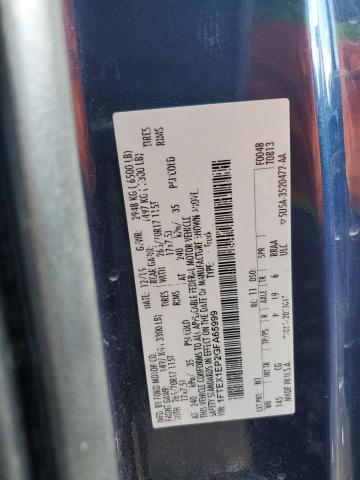1FTEX1EP2GFA65999 Ford F150 Super Cab