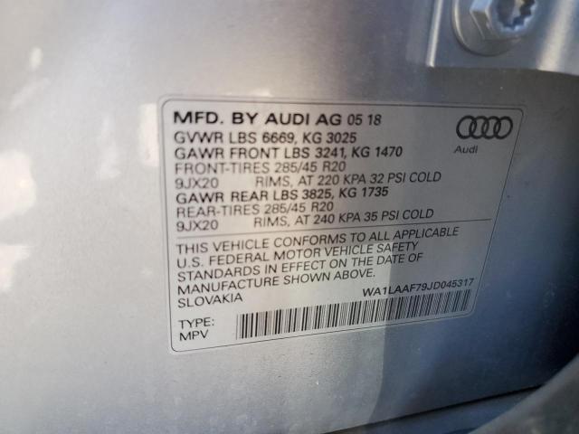 WA1LAAF79JD045317 2018 AUDI Q7 - Image 13