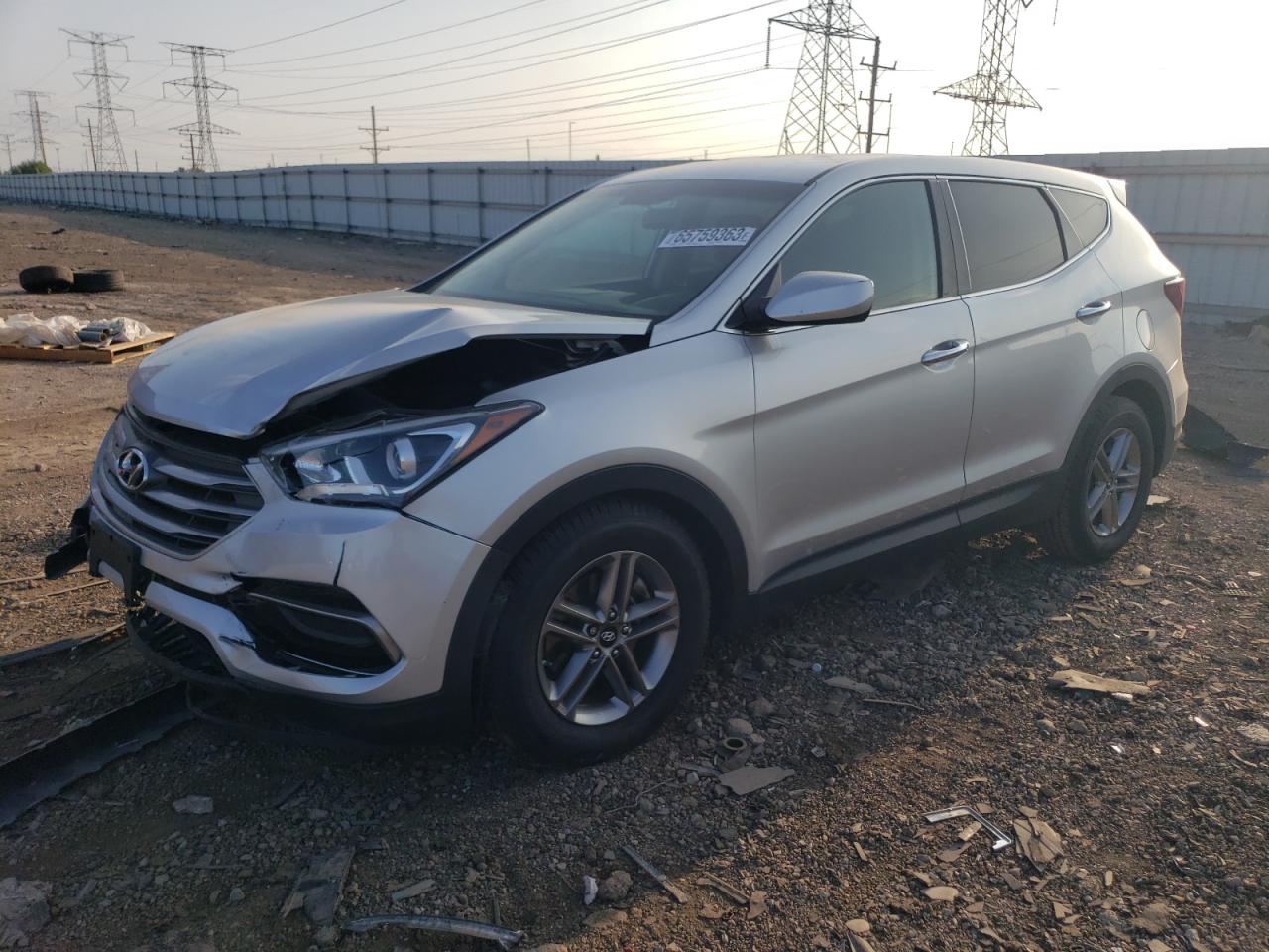 5XYZTDLB7HG384626 HYUNDAI SANTA FE 2017