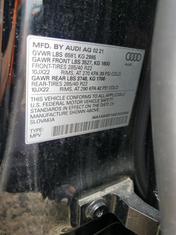2021 AUDI SQ8 PREMIU WA1AWBF14MD028066