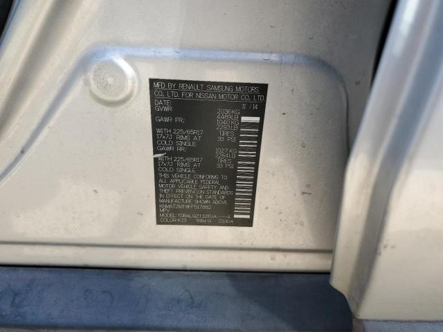 KNMAT2MT8FP517882 Nissan ROGUE S