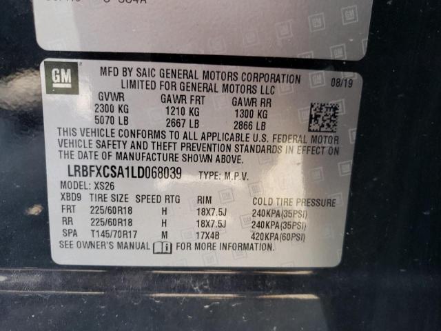 LRBFXCSA1LD068039 Buick Envision Essence