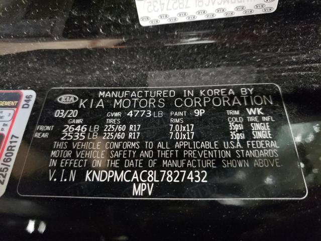 KNDPMCAC8L7827432 Kia Sportage L 13