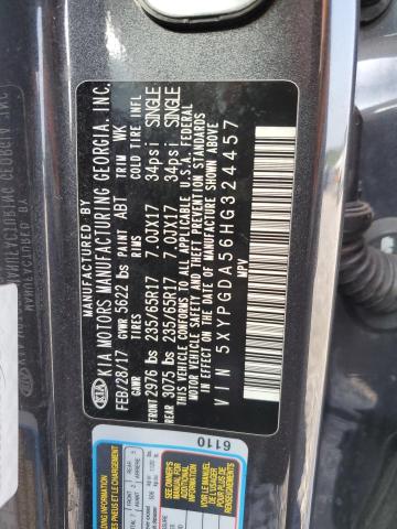 5XYPGDA56HG324457 KIA SORENTO LX