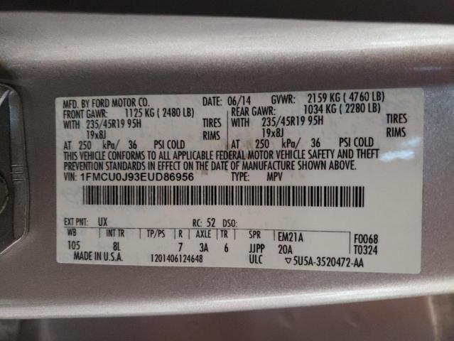 1FMCU0J93EUD86956 Ford Escape Titanium