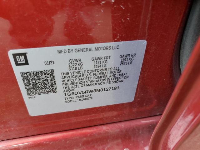 2021 CADILLAC CT5-V - 1G6DV5RW8M0127191
