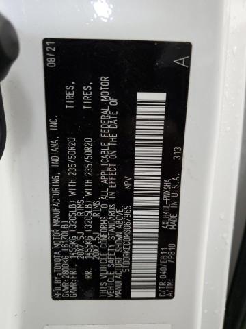 5TDDRKEC0MS067965 2021 TOYOTA SIENNA, photo no. 13