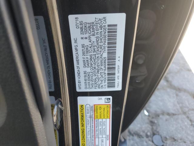 1HGCV3F16JA008925 Honda ACCORD HYBRID