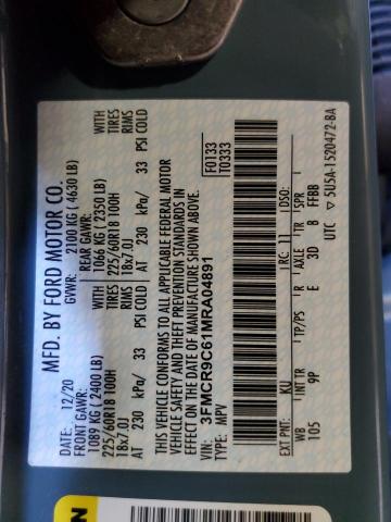 3FMCR9C61MRA04891 Ford Bronco Sport Outer Banks