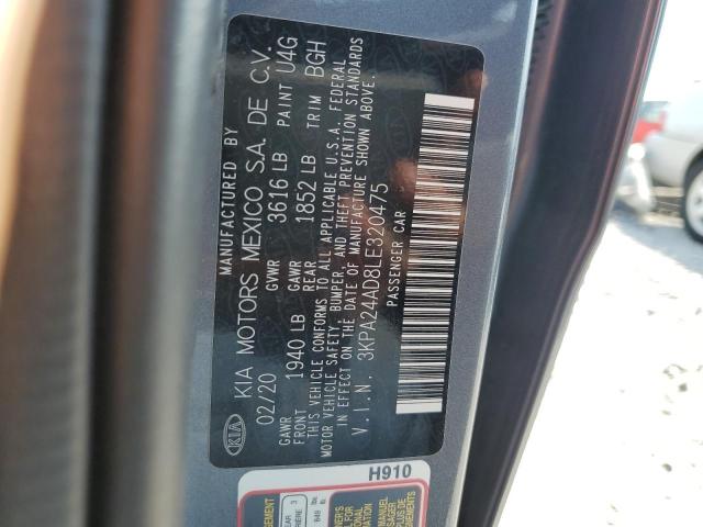 3KPA24AD8LE320475 KIA RIO LX