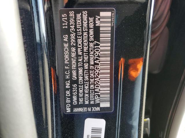 2016 PORSCHE CAYENNE GT - WP1AD2A29GLA79017