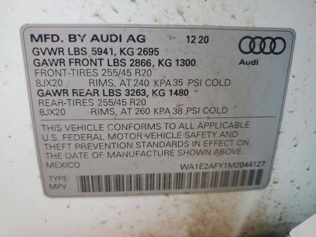 WA1E2AFY1M2044127 2021 AUDI Q5, photo no. 13