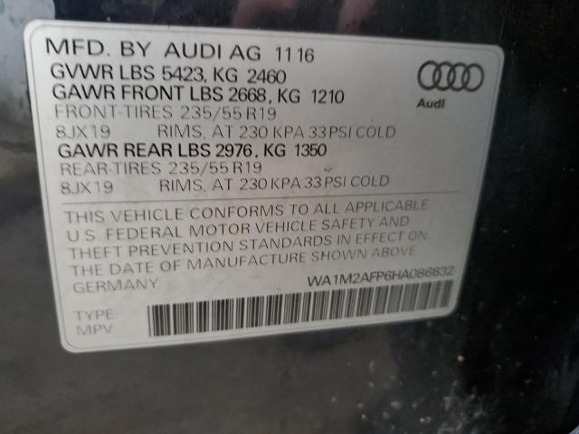 VIN WA1M2AFP6HA086632 2017 Audi Q5, Premium Plus no.13