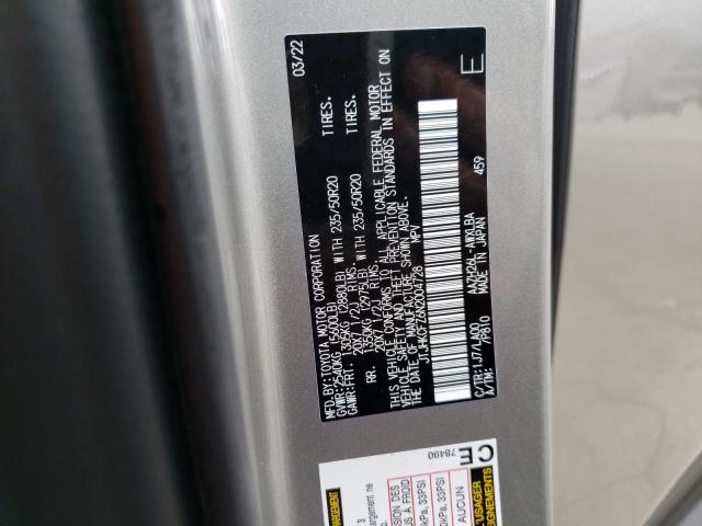 2022 LEXUS NX 450H JTJHKCFZ6N2004728