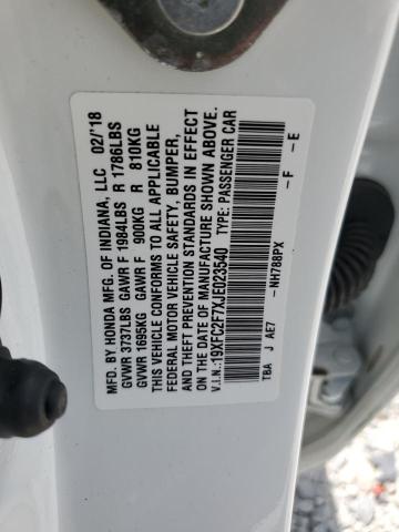19XFC2F7XJE023540 Honda CIVIC EX