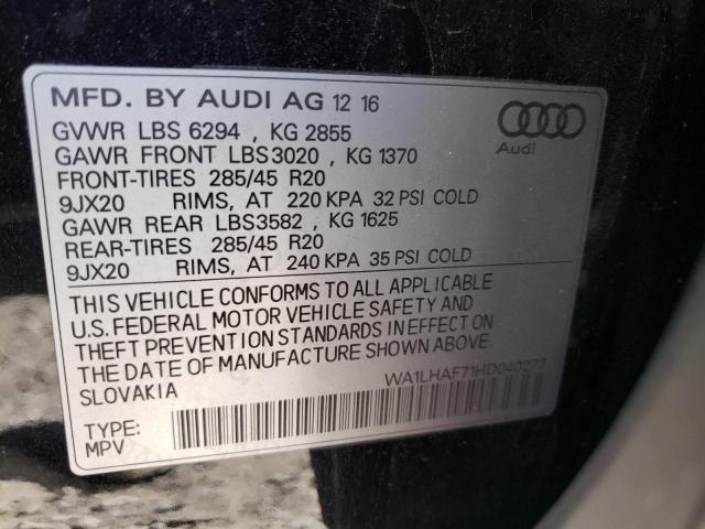 WA1LHAF71HD040277 2017 AUDI Q7, photo no. 13