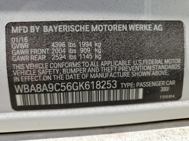 WBA8A9C56GK618253 BMW 320 I