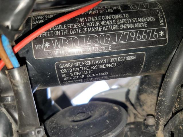 2018 BMW R NINE T U - WB10J4309JZ796676