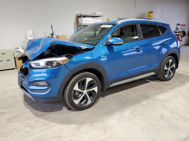 Lot #2553940436 2018 HYUNDAI TUCSON SPO salvage car