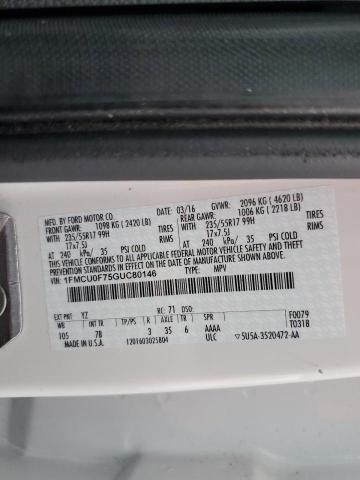 1FMCU0F75GUC80146 Ford ESCAPE S