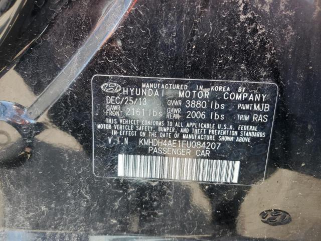 KMHDH4AE1EU084207 Hyundai ELANTRA SE