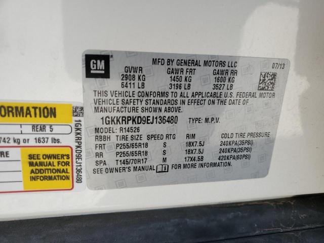 1GKKRPKD9EJ136480 GMC ACADIA SLE