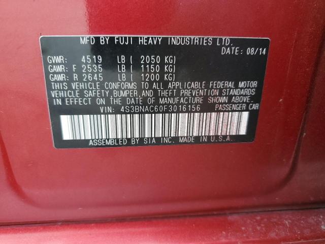 4S3BNAC60F3016156 Subaru Legacy 2.5i Premium