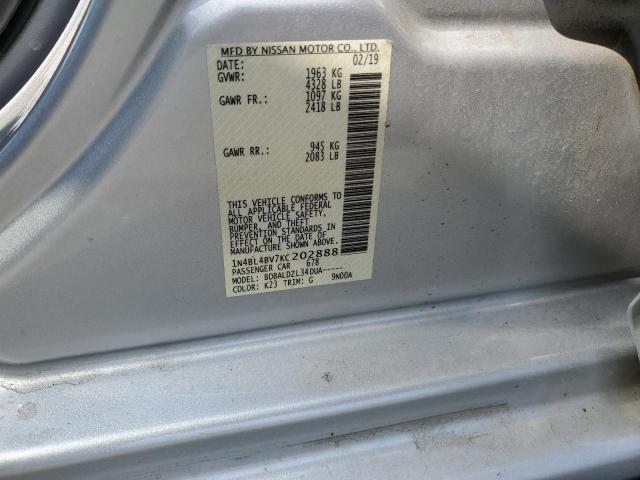 1N4BL4BV7KC202888 Nissan ALTIMA S
