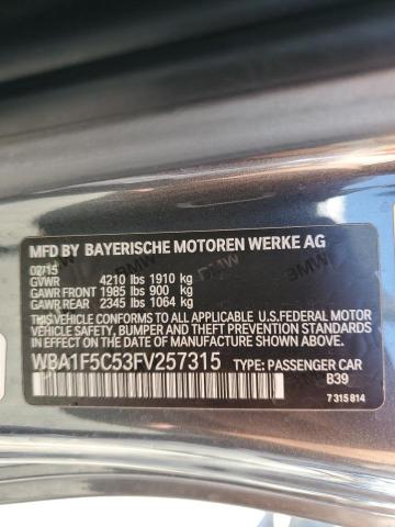 VIN WBA1F5C53FV257315 2015 BMW 2 Series, 228 I no.12