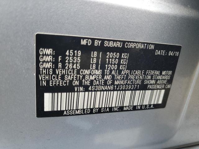 4S3BNAN61J3039371 Subaru Legacy 2.5i Limited