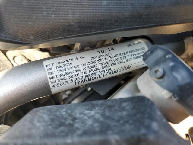 2015 YAMAHA FZ07 JYARM06E1FA002708