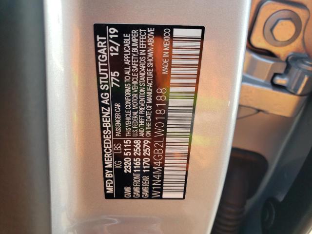 W1N4M4GB2LW018188 Mercedes-Benz GLB 250
