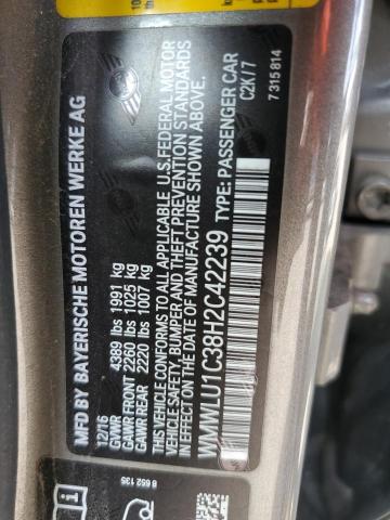 2017 MINI COOPER CLU - WMWLU1C38H2C42239