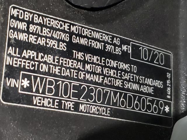 2021 BMW S 1000 RR - WB10E2307M6D60569