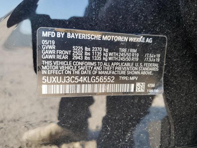 2019 BMW X4 XDRIVE3 - 5UXUJ3C54KLG56552