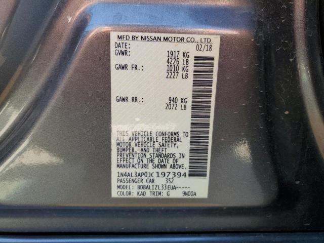 1N4AL3AP0JC197394 Nissan ALTIMA 2.5
