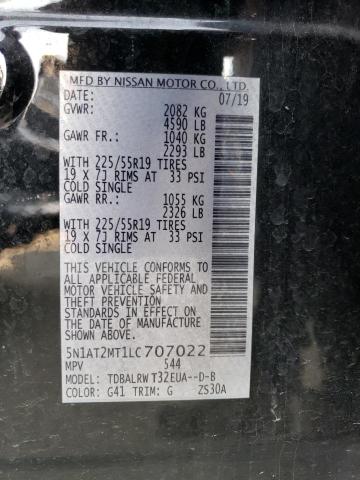 5N1AT2MT1LC707022 Nissan ROGUE S