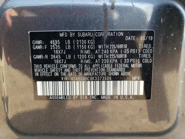 4S4BSANC8K3373506 Subaru Outback 2.5i Limited