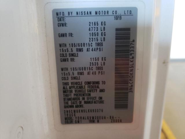 3N6CM0KN5LK693376 Nissan NV200 2.5S