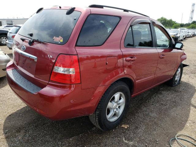 VIN: KNDJC735785792433 Auction: COPART Lot: 62264383 Location: IL - CHICAGO NORTH KNDJC735785792433 KIA SORENTO 2008 RED Photo 3